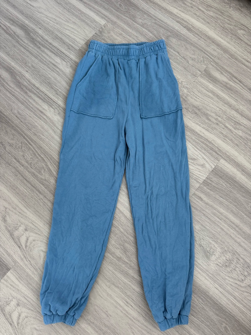 Lovers + Friends Blue Track Joggers